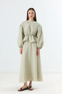 Mellina Belted Skirt Set