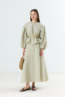 Mellina Belted Skirt Set