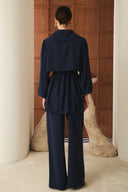Mely Asymmetric Collar Detailed Set