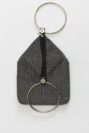 Jeweled Evening Bag with Metal Accessories