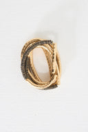 Multi-Layer Bracelet with Metal Details