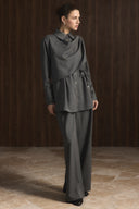 Meyila Pantsuit with Shoulder Shawl