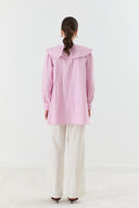 Mila Striped Shirt with Peter Pan Collar