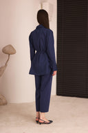 Mina Pleated Sleeve Dacron Shirt