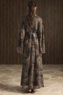 Misty Patterned Chiffon Dress