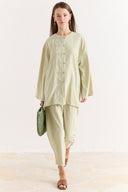 Modal Belted Trouser Set