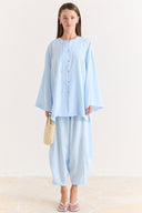 Modal Buttoned Trouser Set