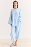 Modal Buttoned Trouser Set