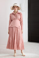 Monica Crinkled Voile Skirt Set