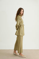 Nagy High Neck Ribbed Set