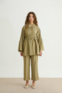Nagy High Neck Ribbed Set
