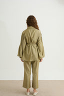 Nagy High Neck Ribbed Set