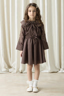 Embroidered Dacron Skirt Set