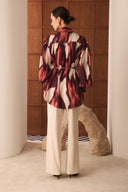 Nancy Printed Satin Shirt