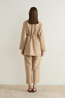 Noira Wrap-Front Nubuck Set