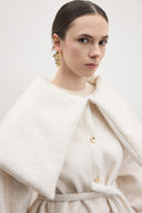 Notte Wide Collar Goldfox Coat