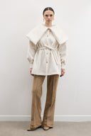 Notte Wide Collar Goldfox Coat