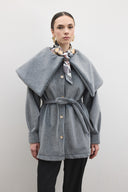 Notte Wide Collar Goldfox Coat