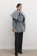 Notte Wide Collar Goldfox Coat