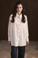 Shoulder Pleated Dacron Shirt