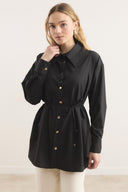 Dacron Shirt with Pleated Shoulders