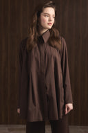 Pleated Front Dacron Shirt