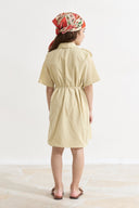 Ruffled Front Voile Dress