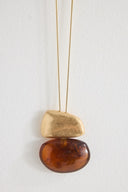 Oval Natural Stone Necklace