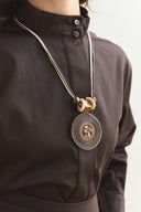 Oval Wrapped Necklace