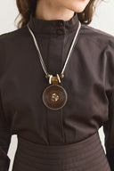 Oval Wrapped Necklace