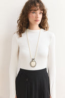 Oval Stone Necklace