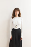 Oval Stone Necklace