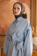 Cotton Crinkle Shawl