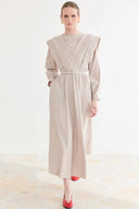 Pleated Dacron Dress