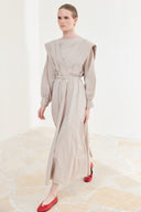 Pleated Dacron Dress