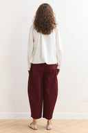 Pleated Balloon Poplin Shirt