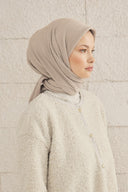 Pleated Scarf - café au lait