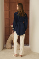 Premium Balloon Sleeve Satin Shirt