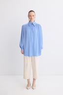 Premium Balloon Sleeve Satin Shirt