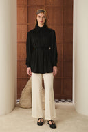 Premium Balloon Sleeve Satin Shirt