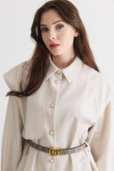 Premium Gold Buttoned Coat