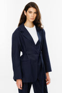 Premium Belted Blazer Jacket