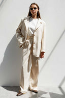 Premium Belted Blazer Jacket