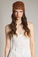 Sequin Embellished Knitted Beanie Hat