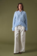 Buttoned Cardigan with Tassel Detail
