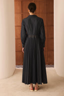 Rarry Belt-Detailed Cuffed Dress