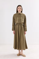 Regina Stitch Detail Skirt Set