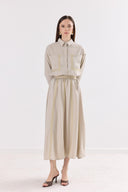 Regina Stitched Detail Skirt Set