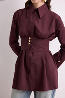 Rian Wide Belted Shirt