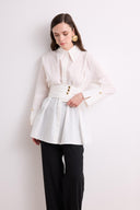 Rian Wide Belted Shirt